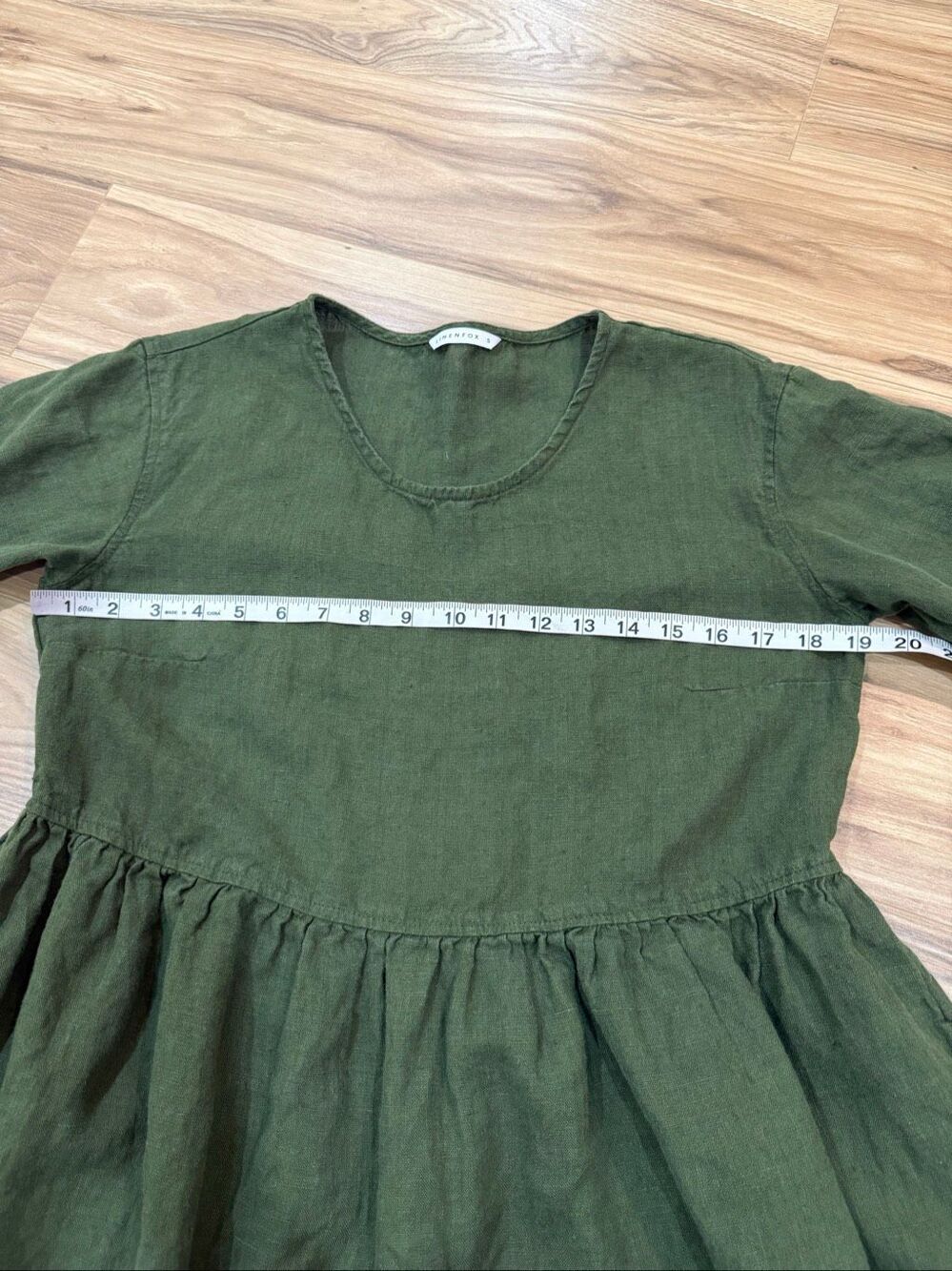 Linenfox Anna dress boho lagenlook oversized sz Small - Picture 6 of 8